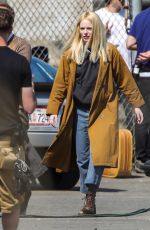 EMMA STONE on The Set of Maniac in New York 05/09/2019