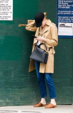 EMMA STONE Out and About in New York 05/04/2018
