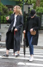 EMMA STONE Out with a Friend in New York 05/13/2018