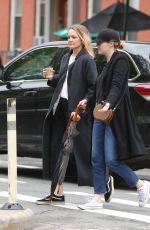 EMMA STONE Out with a Friend in New York 05/13/2018