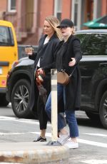 EMMA STONE Out with a Friend in New York 05/13/2018