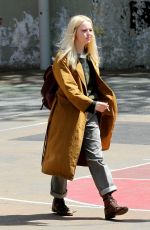 EMMA STONE Smokes on the Set of Maniac in New York 05/11/2018