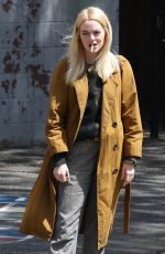 EMMA STONE Smokes on the Set of Maniac in New York 05/11/2018