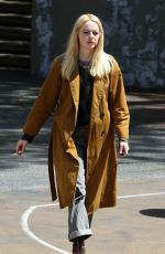 EMMA STONE Smokes on the Set of Maniac in New York 05/11/2018