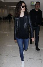 EMMY ROSSUM Arrives at Los Angeles International Airport 05/29/2018