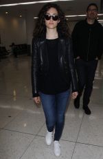 EMMY ROSSUM Arrives at Los Angeles International Airport 05/29/2018