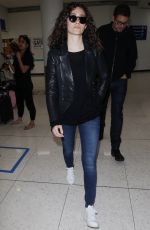 EMMY ROSSUM Arrives at Los Angeles International Airport 05/29/2018