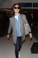 EMMY ROSSUM at Los Angeles International Airport 05/08/2018