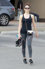 EMMY ROSSUM Leaves Soulcycle Gym in Brentwood 05/23/2018