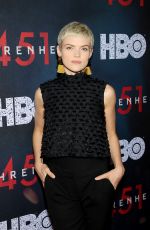 ERIN RICHARDS at Fahrenheit 451 Premiere in New York 05/08/2018