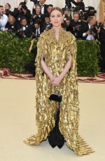 EVAN RACHEL WOOD at MET Gala 2018 in New York 05/07/2018
