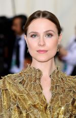 EVAN RACHEL WOOD at MET Gala 2018 in New York 05/07/2018