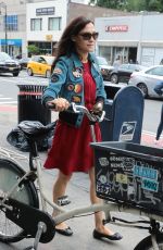 FAMKE JANSSEN Out and About in New York 05/28/2018