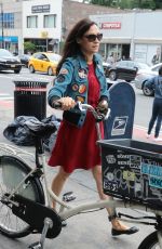 FAMKE JANSSEN Out and About in New York 05/28/2018