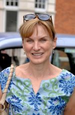 FIONA BRUCE at Chelsea Flower Show in London 05/21/2018
