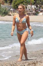 GABBY ALLEN and TYNE-LEXY CLARSON in Bikinis at a Beach in Marbella 05/28/2018