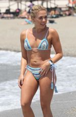 GABBY ALLEN and TYNE-LEXY CLARSON in Bikinis at a Beach in Marbella 05/28/2018