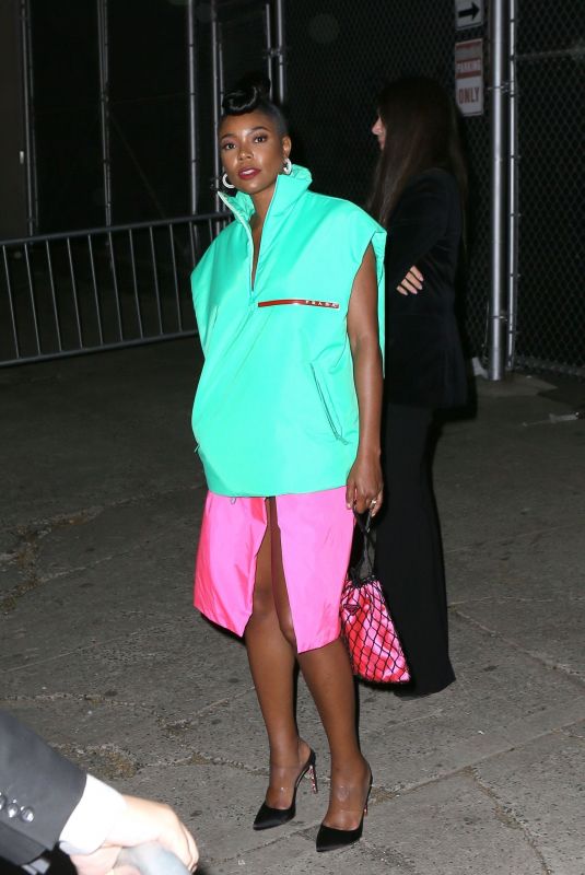 GABRIELLE UNION Leaves Prada Event in New York 05/04/2018