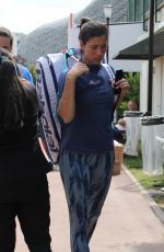 GARBINE MUGURUZA Arrives at Roland Garros in Paris 05/30/2018