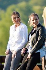 GEMMA COLLINS, CHLOE SIMS and GEORGIA KOUSOULOU on the Set of TOWIE in Brentwood 05/15/2018