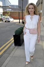 GEMMA MERNA Arrives Jennifer Metcalfes Baby Christening in Liverpool 05/20/2018