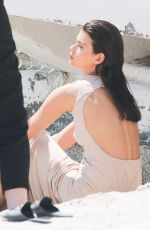 GEORGIA FOWLER on the Set of a Photoshoot in Cannes 05/18/2018