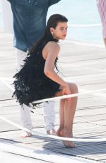 GEORGIA FOWLER on the Set of a Photoshoot in Cannes 05/18/2018