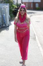GEORGIA KOUSOULOU on the Set of TOWIE in Brentwood 05/03/2018