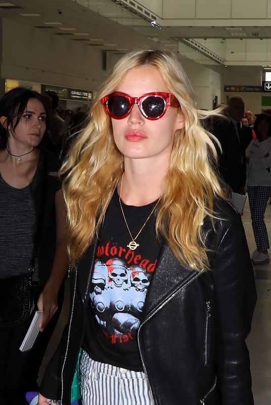 GEORGIA MAY JAGGER Arrives at Nice Aiport 05/07/2018