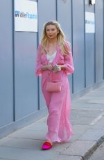 GEORGIA TOFFOLO Leaves a Beauty Salon in Chelsea 05/17/2018