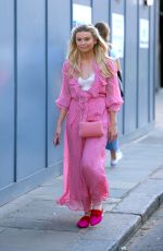 GEORGIA TOFFOLO Leaves a Beauty Salon in Chelsea 05/17/2018