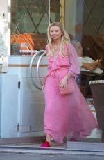 GEORGIA TOFFOLO Leaves a Beauty Salon in Chelsea 05/17/2018