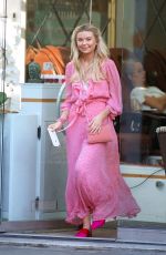 GEORGIA TOFFOLO Leaves a Beauty Salon in Chelsea 05/17/2018