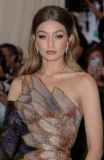 GIGI HADID at MET Gala 2018 in New York 05/07/2018