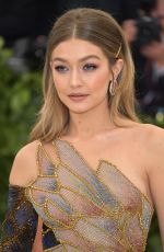 GIGI HADID at MET Gala 2018 in New York 05/07/2018