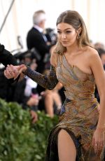 GIGI HADID at MET Gala 2018 in New York 05/07/2018