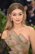 GIGI HADID at MET Gala 2018 in New York 05/07/2018