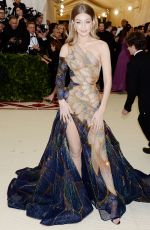 GIGI HADID at MET Gala 2018 in New York 05/07/2018