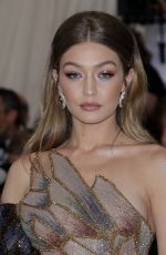 GIGI HADID at MET Gala 2018 in New York 05/07/2018