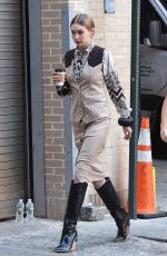 GIGI HADID on the Set of a Photoshoot in New York 05/30/2018