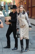 GIGI HADID on the Set of a Photoshoot in New York 05/30/2018