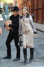 GIGI HADID on the Set of a Photoshoot in New York 05/30/2018