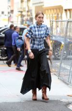 GIGI HADID on the Set of a Photoshoot in New York 05/30/2018