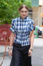 GIGI HADID on the Set of a Photoshoot in New York 05/30/2018