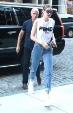 GIGI HADID Out and About in New York 05/30/2018