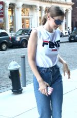 GIGI HADID Out and About in New York 05/30/2018