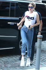 GIGI HADID Out and About in New York 05/30/2018