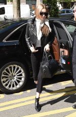 GIGI HADID Out and About in Paris 05/02/2018