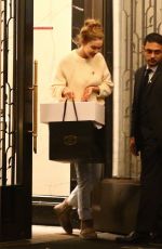 GIGI HADID Out in New York 05/14/2018