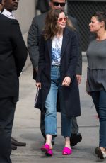 GILLIAN JACOBS Arrives at Jimmy Kimmel Live in Los Angeles 05/18/2018